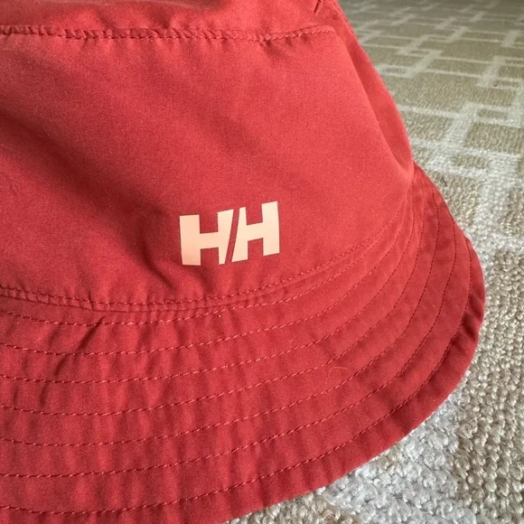 Helly Hansen Reversible Bucket Hat Orange Camo Outdoor Beach Vacation O/S - Picture 5 of 9
